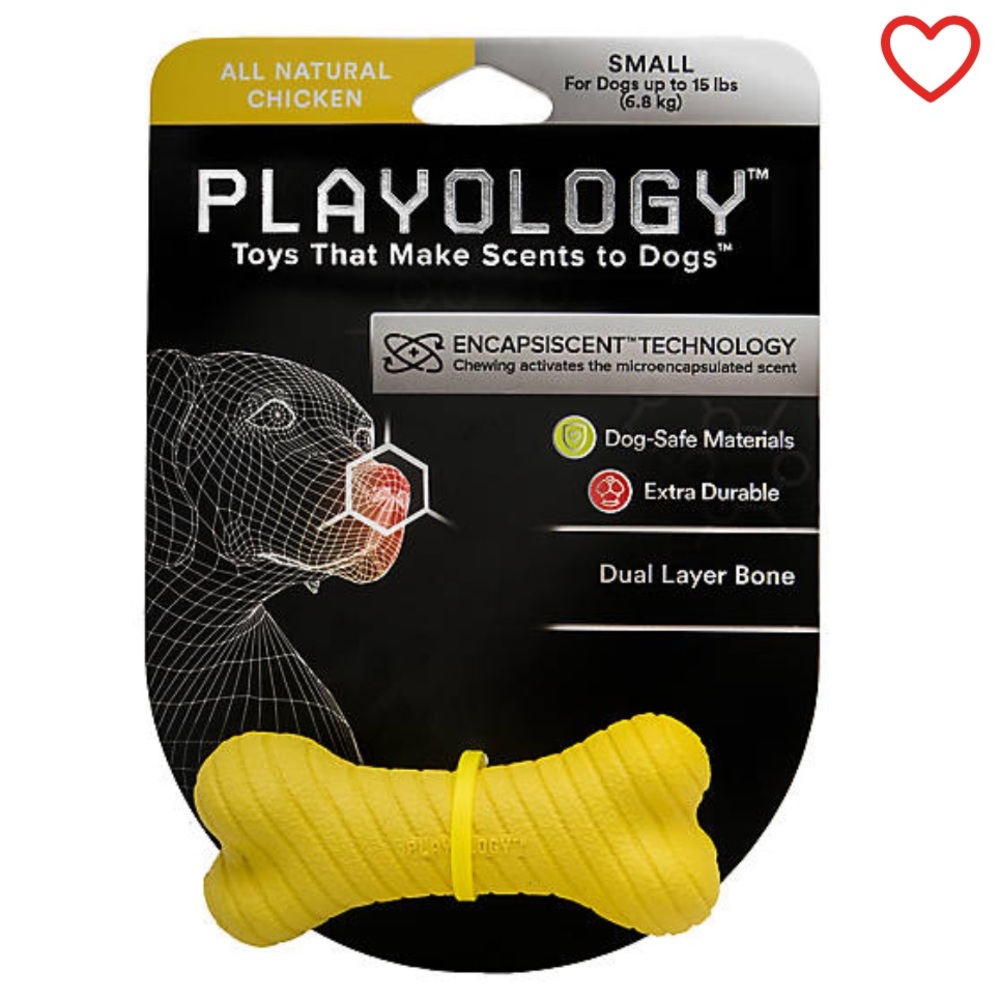🆕 PLAYOLOGY - Chicken Scented Toy Bone